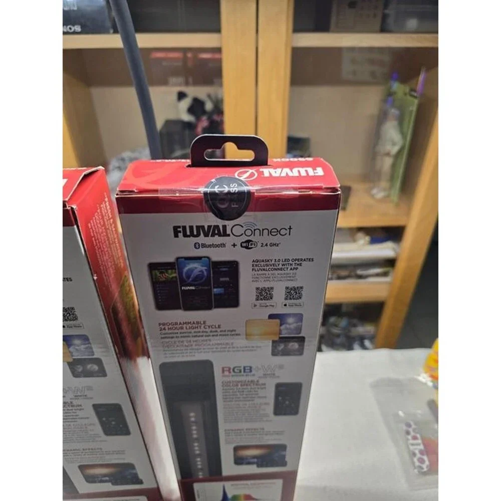 Fluval AquaSky 3.0 LED aquarium light fixture 2 of them
